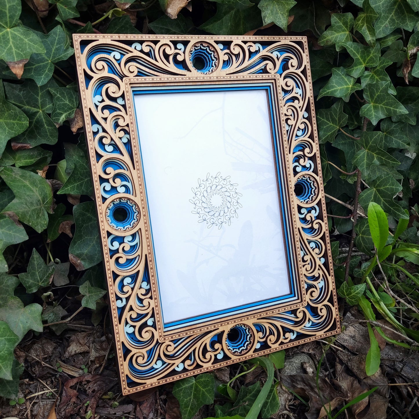 Blue Mother Earth Frame